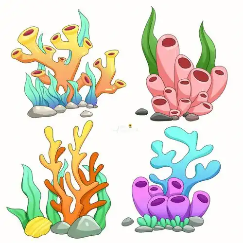 绘画素材海底植物绘画集合来喽2