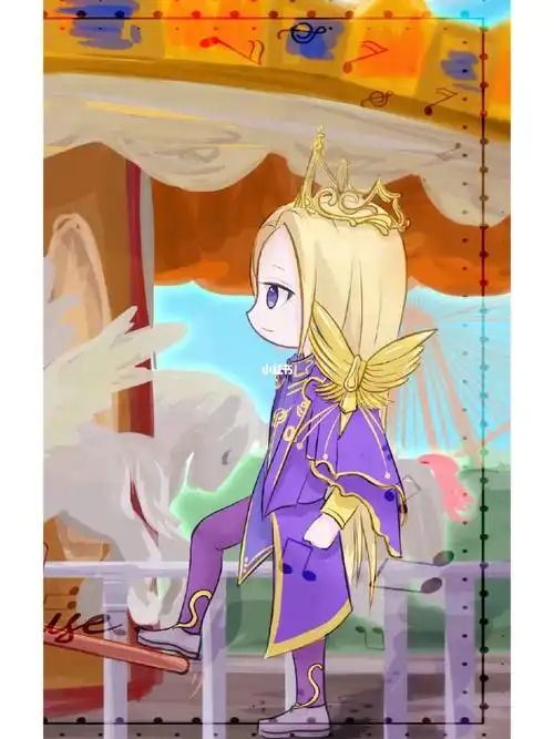 第九次画罗丽啦q版金罗局部展示