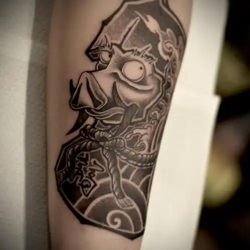 传统猪圆针打雾_纹身吧社区 - 纹身大咖