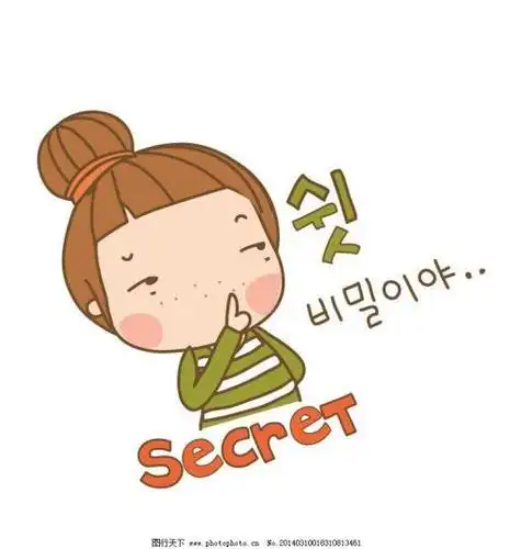 小声说话场合简笔画