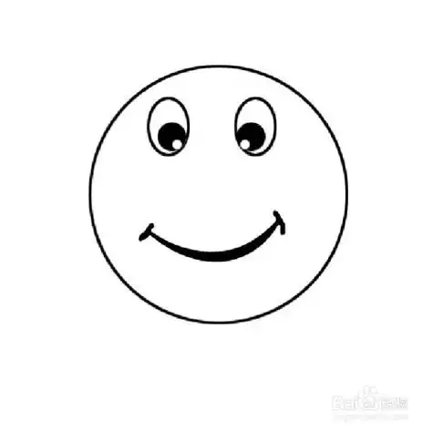 简单笑脸简笔画笑脸图片表情简笔画