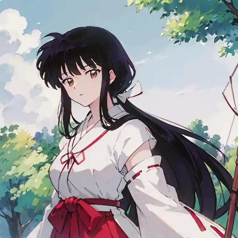 kikyo.#犬夜叉 #桔梗 #动漫美图 - 抖音