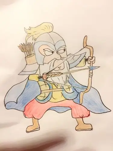 画画彩铅学习(三国人物绘画) - 简书