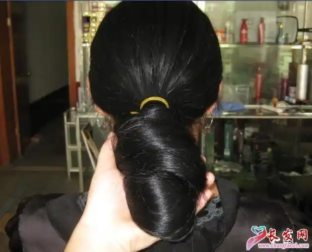 超低价出售黑顺长发-老高140#(21)