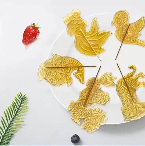 糖画模具 糖画卡通硅胶模具 手工糖人十二生肖套装商用工具动物模板