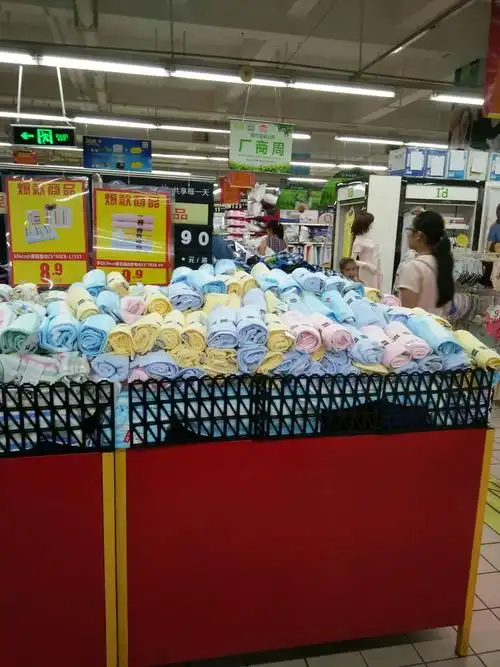 阳逻店毛巾陈列