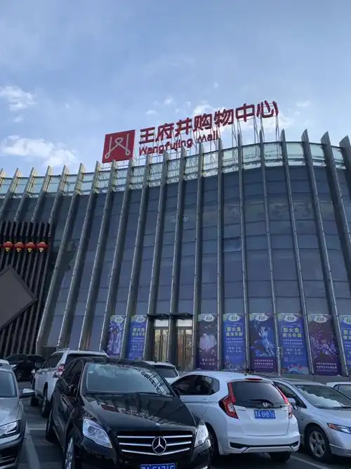 晚间,我们在哈尔滨最大的购物商场之一——王府井购物商场附近偶遇了