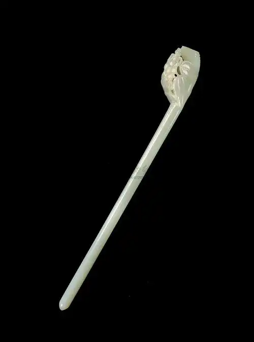 1450 明十六/十七世纪 白玉簪