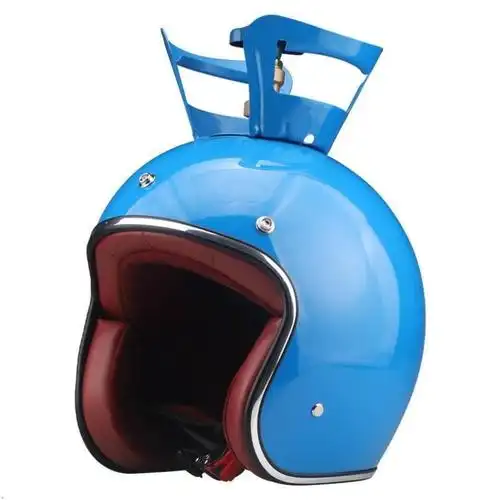 水壶头盔电饭锅液化气煤气罐网红搞怪炸街段子造型电动车头盔