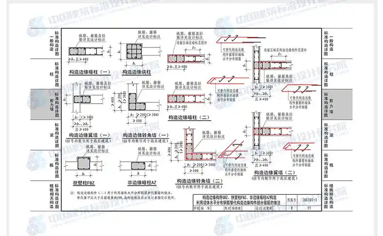 正版国标图集16g1011混凝土结构施工图平面整体表示方法制图规则和
