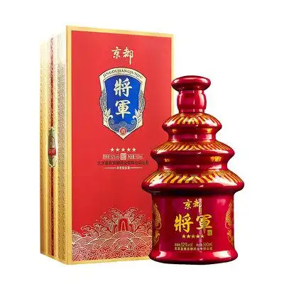 2折 京都  五星将军52度白酒浓香型礼盒