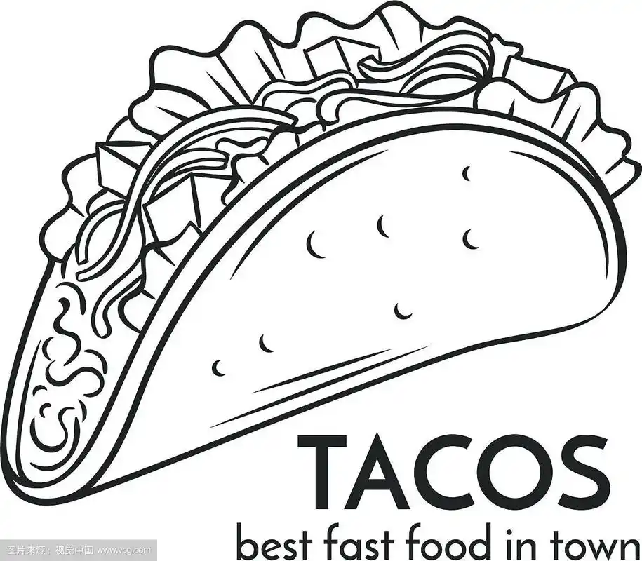 手绘玉米饼图标