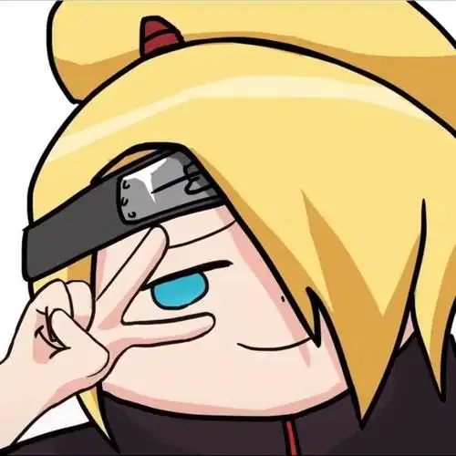 动漫头像:火影忍者晓迪达拉可爱头像,来跟生活比个耶_浩特手游网