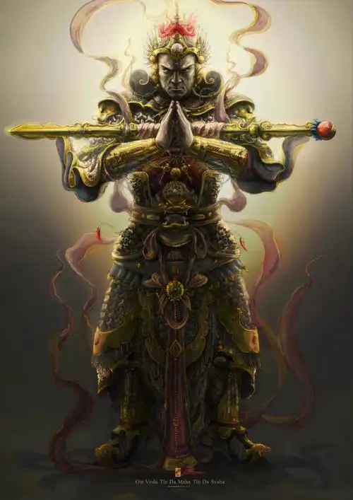 其直译意为"阴天",梵名是韦驮尊天菩萨,又称塞建陀天,私建陀天,建陀天