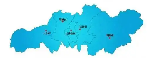 长沙,目前辖6个区1个县,代管2个县级市,面积11816.0平方千米.