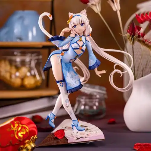 萌妹猫娘乐园巧克力与香子兰模型玩具公仔玩偶动漫二次摆件 巧克力(高