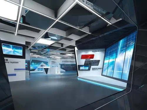 高科技展厅设计效果图展览展示设计