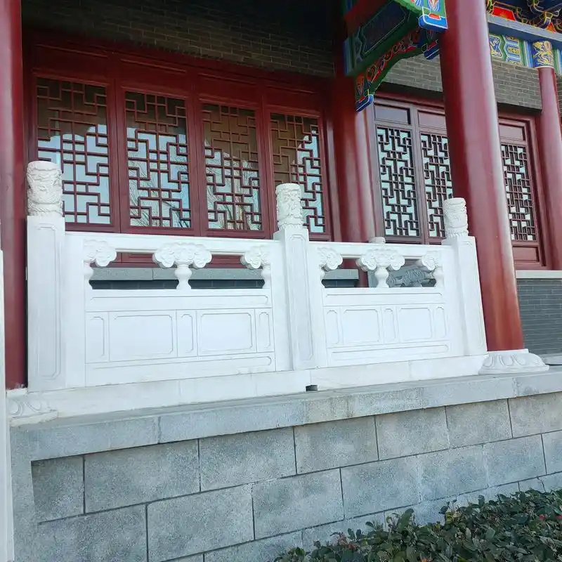 仿古围栏生产厂家. #沿河栏杆设计样式 #石雕护栏设计样式  - 抖音