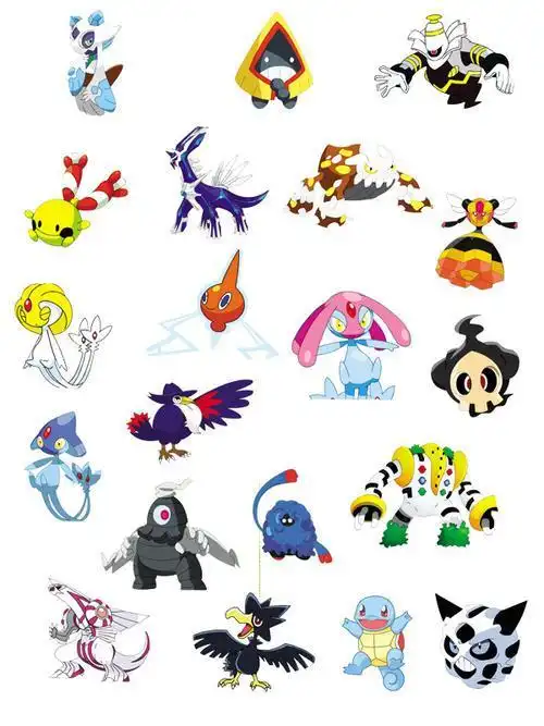 精灵宝可梦清远鸟简笔画 简笔画图片大全-普车都