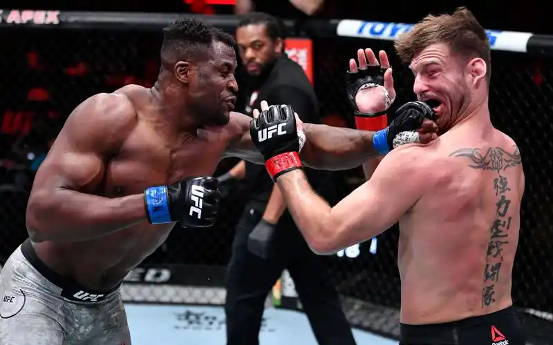 ufc冠军战世界第一重拳弗朗西斯纳干诺vs斯蒂佩米欧奇二番战