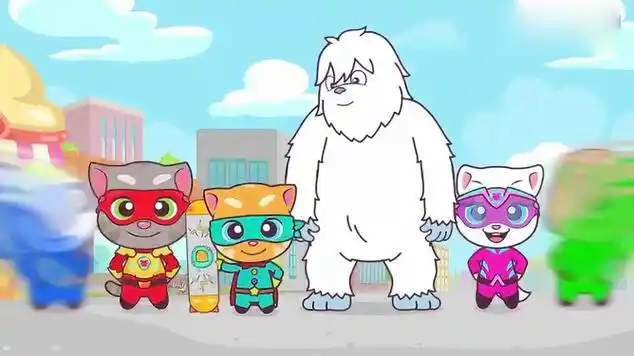 汤姆猫英雄小队汤姆英雄救美成功救下安吉拉