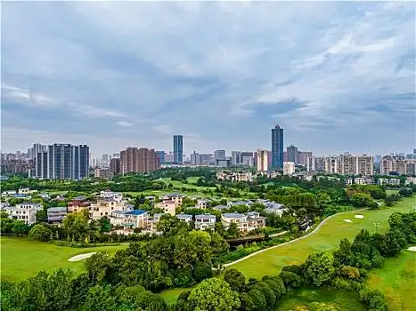 武汉金银湖高尔夫球场风光