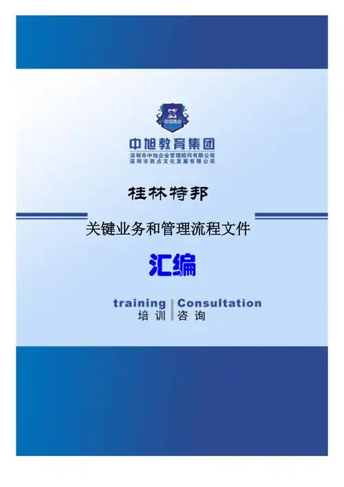 08关键业务和管理流程文件汇编(参考资料)