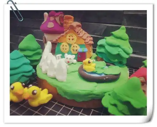 小手工大创意——"神秘的森林小屋"彩泥diy_手机搜狐网