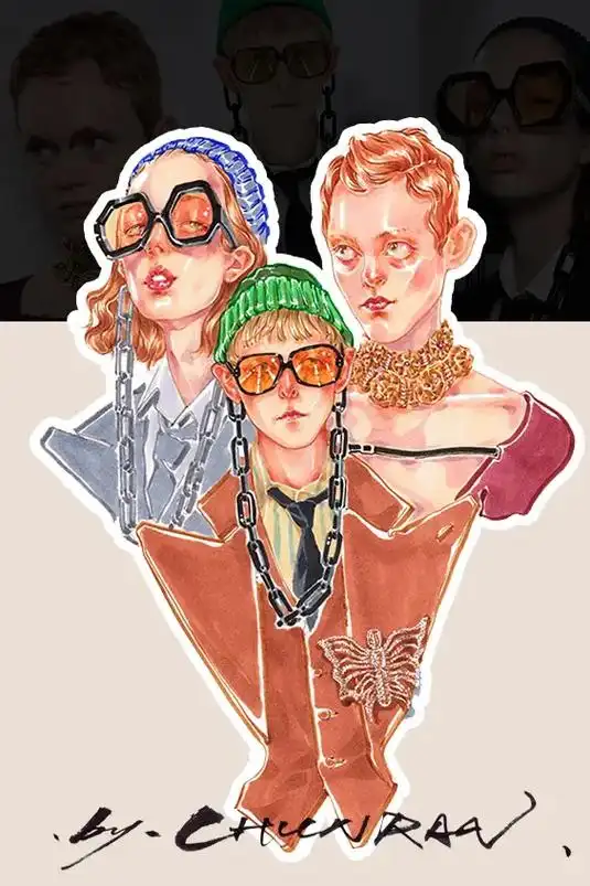 时装画人物手绘步骤分享