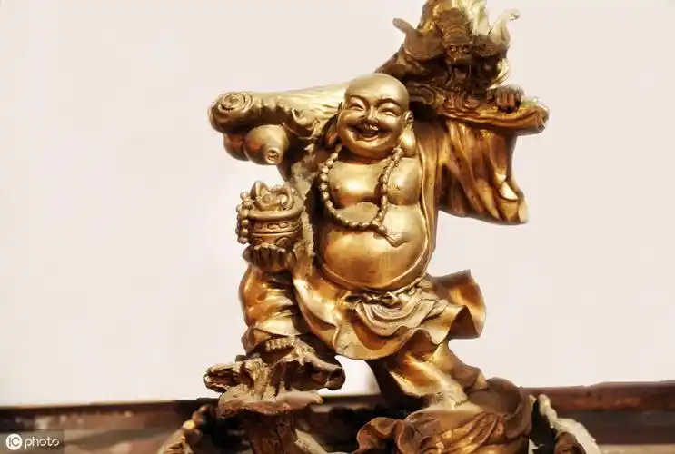 笑口常开的大肚弥勒佛弥勒佛笑口常开