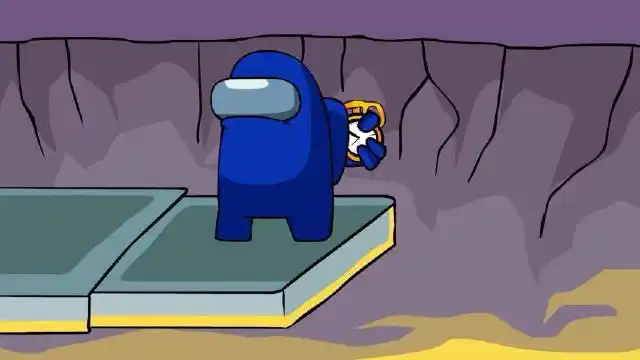 太空狼人杀:小蓝把小黄推下岩浆里面,就是想试试逆转怀表的力量