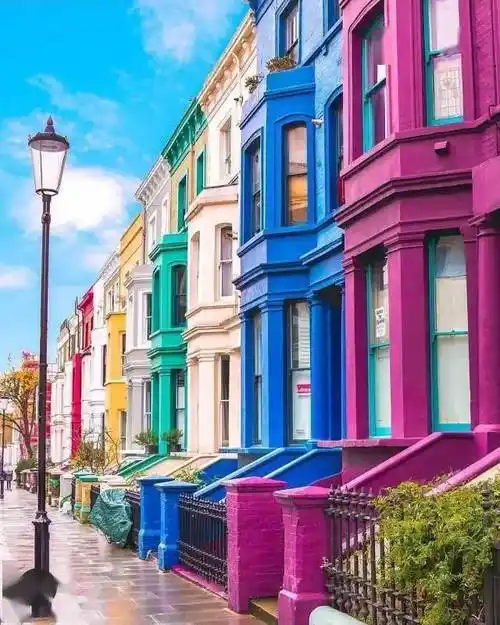 疑似彩虹落人间彩色房子的无穷魅力_城市_颜色_地方