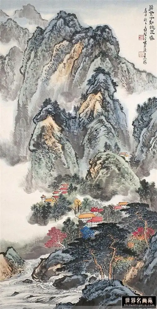 当代艺术大师应野平精品山水画作品欣赏