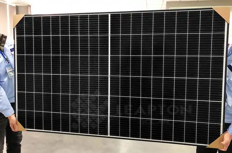 新品投产丽瀑工厂9栅半片光伏组件正式投产