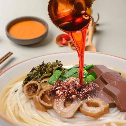 易点心动温州猪脏粉红烧肥肠 常温保存螺蛳猪肠粉速食米线米粉面