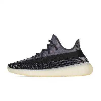 早晨跑 adidas yeezy 350 v2 黑芝麻天使 椰子跑步鞋 fz5000
