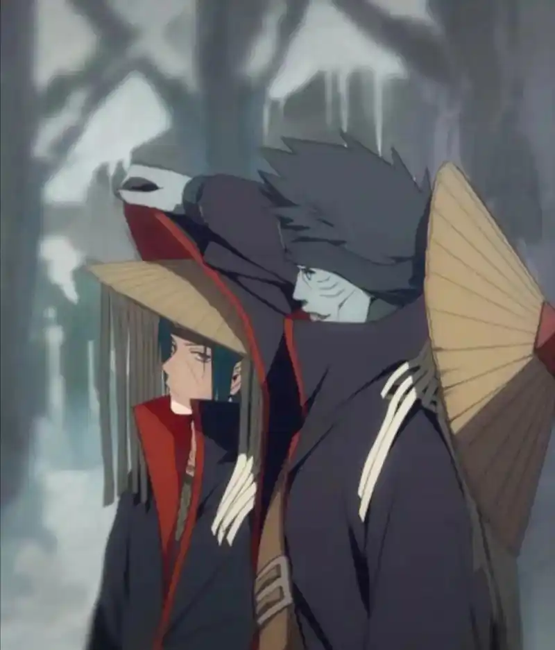 干柿鬼鲛 一个有情有义的男人 鼬先生淋雨对身体不好.#宇智 - 抖音