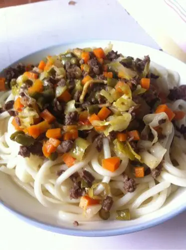 怎么做好吃,泡菜肉末拌面的家常做法