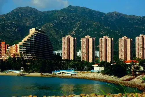 香港黄金海岸,晚霞,泳滩美景篇,看得开心