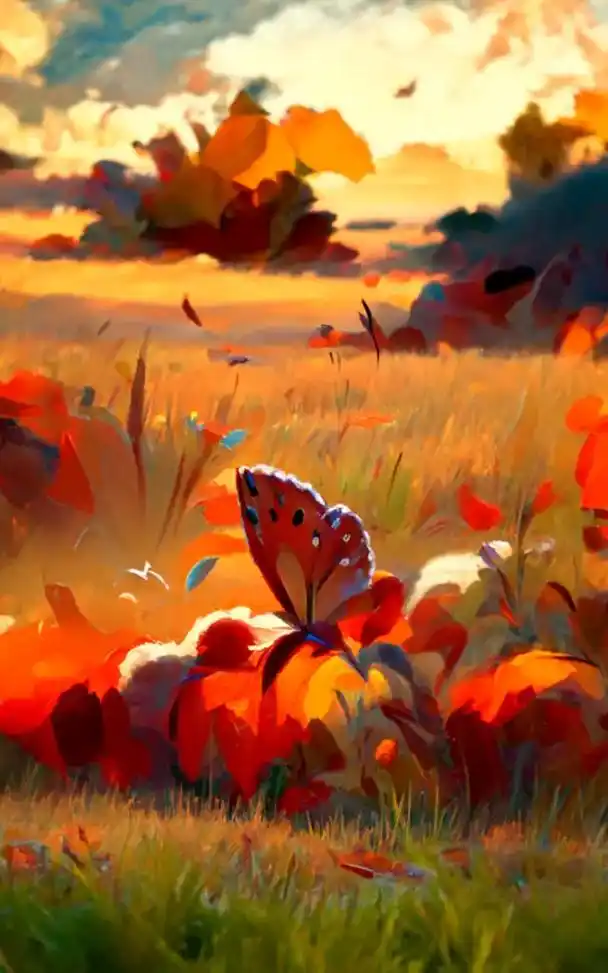 秋天来了,记得添衣.#高清壁纸 #唯美意境  - 抖音