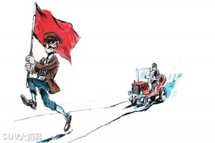 到1865年的时候,英国国会甚至还制定了《红旗法案》(the red flag law