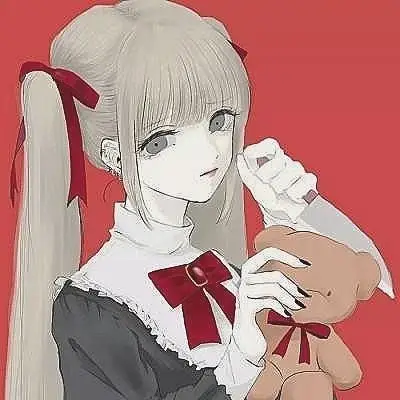 超可爱的,双马尾动漫女头