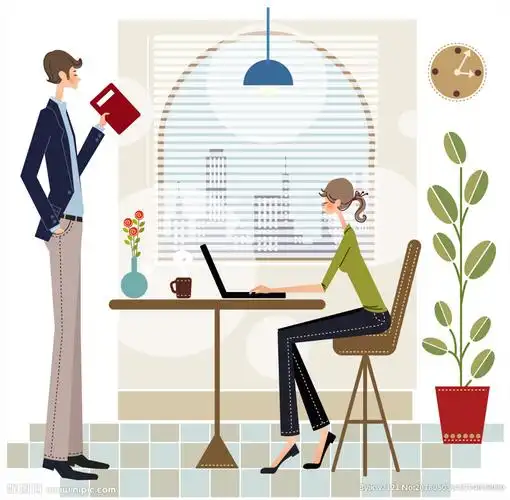 办公室 卡通人物图片
