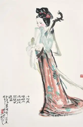 吴山明 《仕女图》