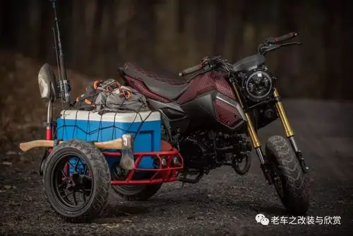 本田猴子msx125改装挎子边三轮