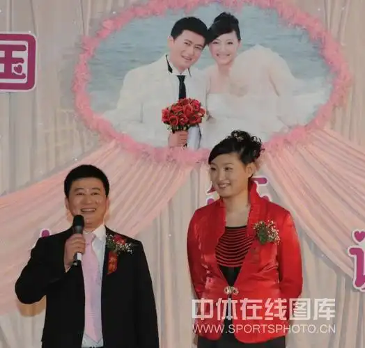 图文女排名将杨昊北京大婚刘树国现场发言