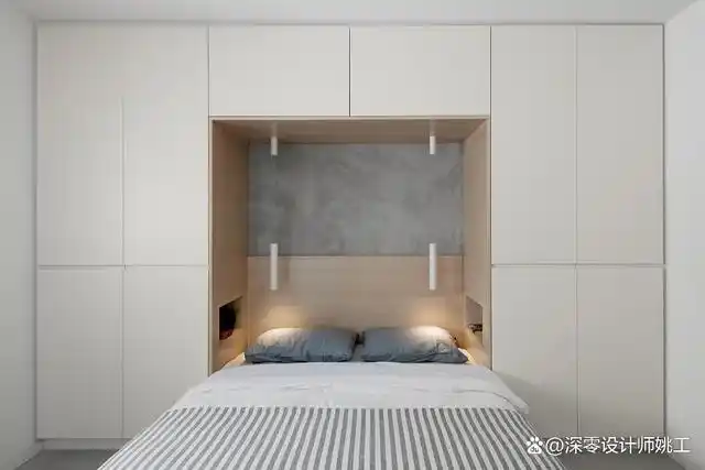 早知道衣柜打到床头,用这4种法子,床头柜省了,收纳也只多不少