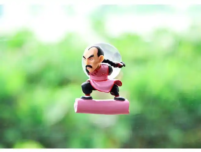 七龙朱小悟空筋斗云桃白白魔人布欧模型电脑车载汽车摆件 红色小悟空