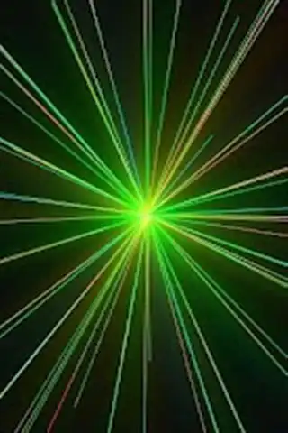 绿色光波动态壁纸
