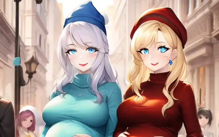 动漫孕妇肚子变大记录